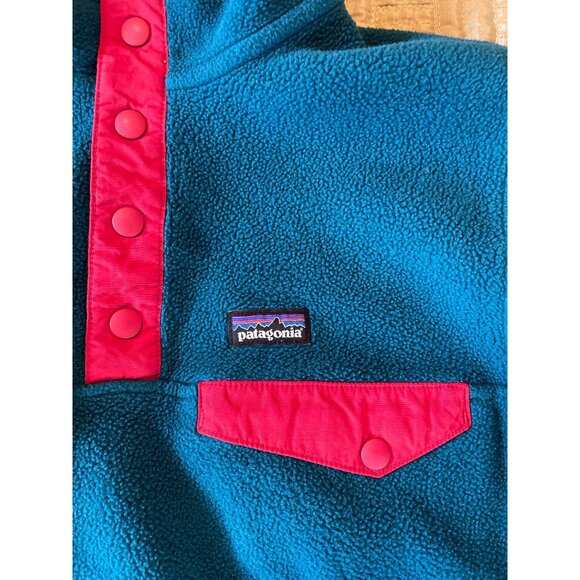 Kids' Large 12 Patagonia Synchila Snap-T Fleece Pullover - Picture 5 of 8